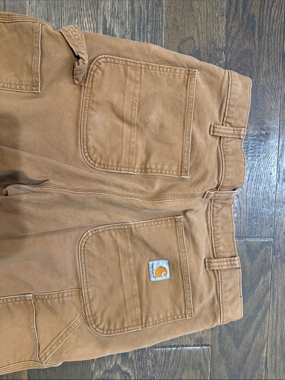 Carhartt Men's Straight Leg Work Pants in Carhartt Brown 34x34 - Picture 4 of 4